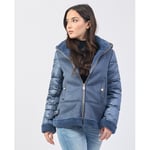 Blouson Yes Zee  Doudoune femme  avec empiècements teddy