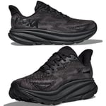 HOKAONE ONE CLIFTON 9 Herrskor Mesh Lågskor Löparskor för Väg Full Black 45