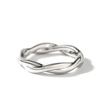 Jeulia Bague en Argent 925 pour Femme et Homme, Alliances de Couple, Alliances Twist Design, Bague d'amitié, Bague de Mariage Femme Homme, Bague de Fiançailles (Bague Homme, 63(20.2))