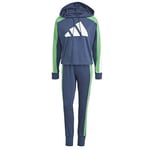 Adidas GL9480 W TS Big Logo Tracksuit Womens Crew Navy/Vivid Green M