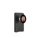 Livre de classement de la ferme Motif vache écossaise Highland PopSockets PopWallet pour MagSafe