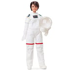 Barbie Signature Role Models ESA Astronaut Samantha Cristoforetti Doll (11.5-in Brunette) Wearing Realistic Spacesuit, Gift for 6 Year Olds and Up, GTJ81