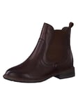 Tamaris Women's Comfort Chelsea Boot, Cognac, 7.5 UK