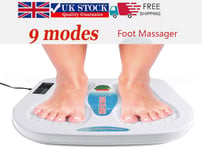 Foot Leg Vibration Blood Circulation Booster Feet Massager with Heated 9 Mode UK