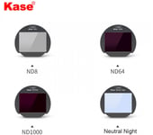 KASE Filtre Clip-in 4 en 1 (MCUV/ND8/64/1000) pou Fuji X-T/X-Pro