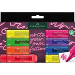 Markeringspenner Neon 8-pk, Faber-Castell