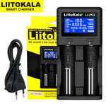 Chargeur De Batterie Liitokala Lii-Pd2 Lii-Pd4 Lii-S6 Lii500 Pour Batteries Nimh Au Lithium 18650 26650 21700 18350 Aa Aaa 3.7v/3.2v/1.2v - Type Lii-Pd2 And Ac Cable-Eu