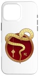 iPhone 16 Pro Max Zen Taiji Lucky Money Red Pocket Snake Year Pj ART ON BACK Case