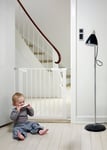 BabyDan Premier Pressure Fit Safety Gate - White