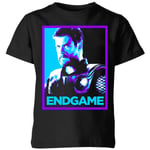 Avengers Endgame Thor Poster Kids' T-Shirt - Black - 7-8 ans