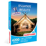 Dakotabox - Coffret cadeau Escapade insolite - Idée cadeau séjour original - Une nuit atypique avec petit-déjeuner pour 2 personnes