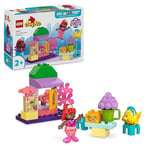 LEGO Duplo | Disney Le Stand de Café d’Ariel et de Polochon - Set Briques de Construction La Petite Sirène - Jouet Cuisine Enfant dès 2 Ans, Jeu Éducatif sur Le Thème de la Nourriture 10420