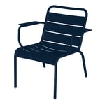 Fermob - Luxembourg Lounge Armchair Deep Blue 92 - Utomhusfåtöljer - Frédéric Sofia - Metall