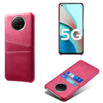 Xiaomi Redmi Note 9T 5G/redmi Note 9 5G - KSQ Läder Hårt skal med kortfack - Rosa