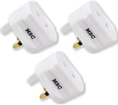 MSC UK 2 Pin to 3 Pin Shaver Plug Adaptor for Travel & Toothbrush Use