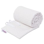 Cotton babybay® nest organic passer til modell Boxspring XXL hvit glitter stjerner rose