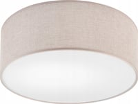 Lamkur Taklampa Lamkur Estelle 48376 Plafond Taklampa Boho Cirkel 1X60w E27 Beige/Vit