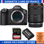 Canon EOS R5 Mark II + RF 35mm f/1.4 L VCM + 1 SanDisk 64GB Extreme PRO UHS-II SDXC 300 MB/s + 1 Canon LP-E6P + Ebook '20 Techniques pour Réussir vos Photos' - Appareil Photo Hybride Canon