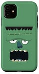 Coque pour iPhone 11 Costume d'Halloween simple et facile avec visage de monstre Frankenstein