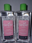Simple Micellar Cleansing Water Perfect for sensitive skin 2 X 400 ML