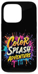 Coque pour iPhone 13 Pro Aventure Color Splash Color Splash