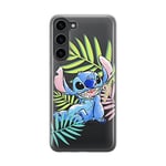 ERT GROUP Coque de téléphone Portable pour Samsung S23 Original et sous Licence Officielle Disney Motif Stitch 008 Parfaitement adapté à la Forme du téléphone Portable, partiel imprimé