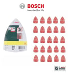 BOSCH Mixed Grit Delta Sanding Sheets (25/Pack) (ToFit: Universal Sander 18V-10)