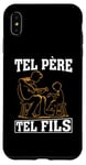 Coque pour iPhone XS Max Tel père tel fils accessoire guitariste guitare humour