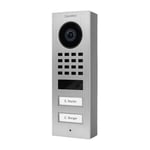 DoorBird D1102V Interphone vidéo IP en saillie, Wi-Fi, unité extérieure LAN, en acier inoxydable V2A (brossé)