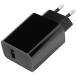 Alimentation 220VAC vers usb type a femelle 5VDC 2,1A 10W noir - Bematik