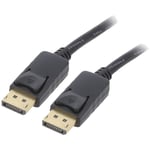 Adnauto - Cable DisplayPort 1.2 male des deux cotes 1m noir