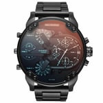 Diesel DZ7395 Mr Daddy 2.0 Black Stainless Steel Mens Watch - One Size