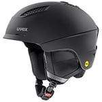 uvex Ultra Mips - Casque de Ski pour Hommes et Femmes - Système Mips - Réglage de la Taille Individuel - All Black Matt - 51-55 cm