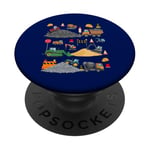 Digger Themed Outfit Ideas For Kids Dumper Truck Tractor PopSockets Adhesive PopGrip