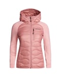 Peak Performance Helium Down Hybrid Hood Jacket W Warm Blush (Storlek S)