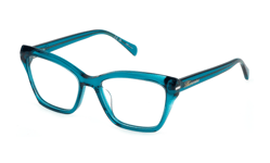 Lunettes de Vue Blumarine VBM822S 0U36 BLU/PETROLIO LUCIDO 54/17/135 Femme