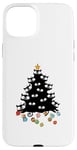 Coque pour iPhone 15 Plus Arbre à chat pour chats de Noël