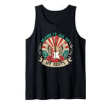 Blame It All On My Roots Fun Country Music Tank Top