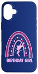 Coque pour iPhone 16 Plus Fée d'anniversaire arc-en-ciel mignonne fée anniversaire fille