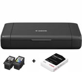 CANON PIXMA TR150 Inkjet Printer, Wi-fi, Alexa, Apple Air print, Inks + Paper