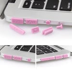 MacBook Silikon Anti-damm Pluggar - Rosa