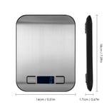 Digital 10kg Kitchen Scales Electronic Food Weight Balance LCD Postal Scale