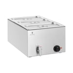 Royal Catering Bain marie - 600 W 3 GN 1/3 Trykk