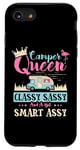 Coque pour iPhone SE (2020) / 7 / 8 Camping-car Queen Classy Sassy Smart Assy Fun Camping