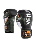 Venum Gants de boxe Elite - Noir/Argent/Kaki - 12 Oz