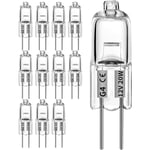 G4 halogenlampor 20W 12V - Varmvita - 12 st 20W 20W 12pcs