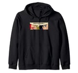 Binge Watching - Women Whispering - TV Series - Comic Zip Hoodie