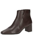 CAPRICE Bottines à Talon pour Femme 9-25312-43, Nappa Marron foncé, 38 EU