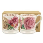 Emma Bridgewater Mug Ceramique 300ml - Grande Tasse Personnalisée, Idée Cadeau pour Homme et Femme, Mug Collegue de Travail, Mug Original Peint à la main pour Café, Thé, Cappuccino Roses All My Life