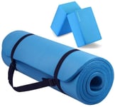 Golvmatta - gymmatta - yogamatta Signature fitness - BFGYB-BL